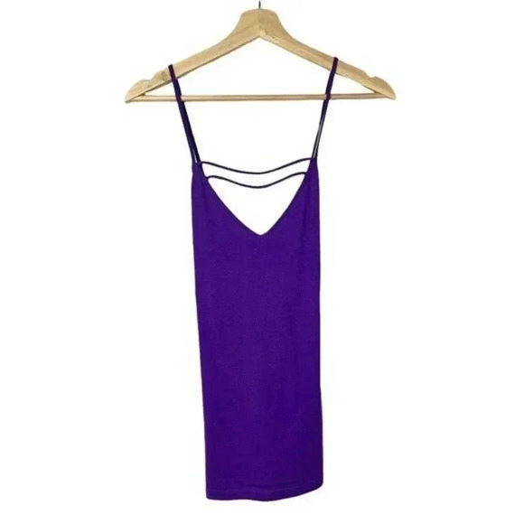 Fabletics Purple Strappy Joel Jersey Tank Top S - Picture 3 of 6